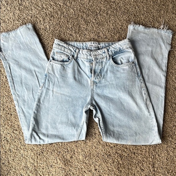 Zara Light Blue Women's Jeans - Picture 1 of 4